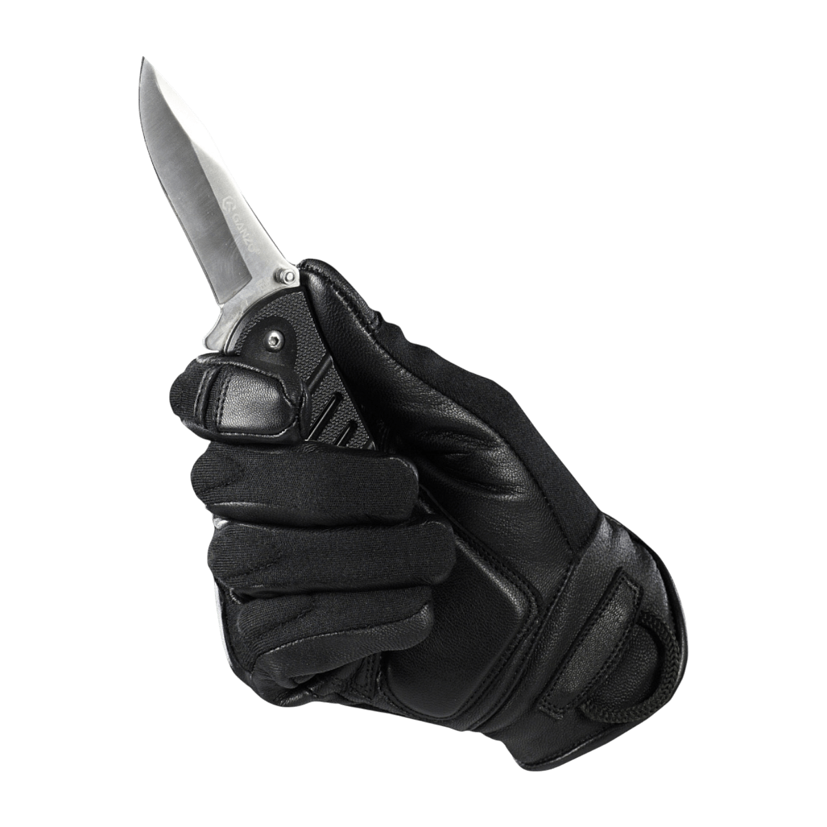 M-Tac Handsker Nomex Assault Tactical Mk.7 med kniv, taktiske handsker i brug.