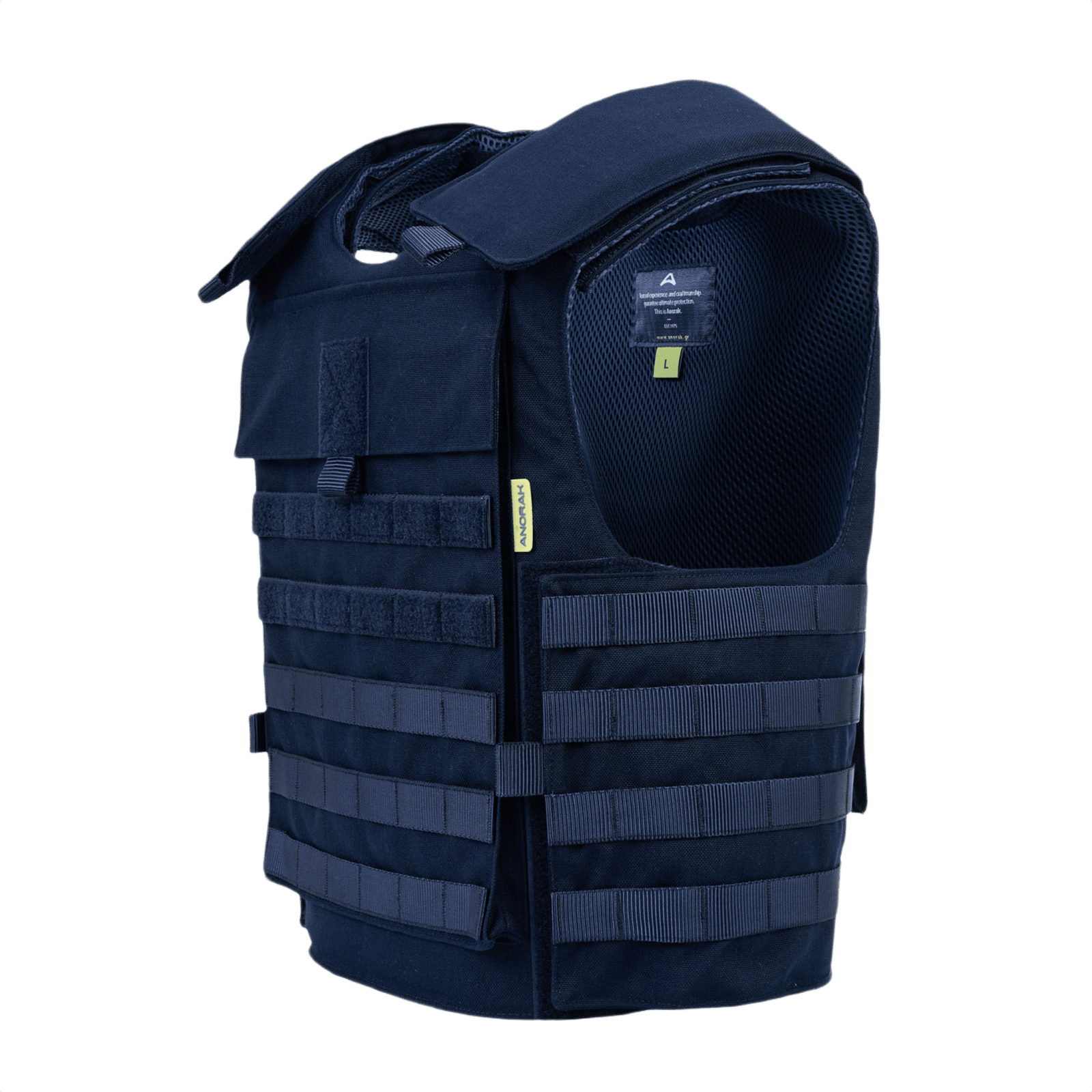 Anorak Rhodium® Tactical II – fr.bk. Stik & Skudsikker Vest, soft body armor-vest med niveau IIIA-beskyttelse mod knive og skarpe genstande.