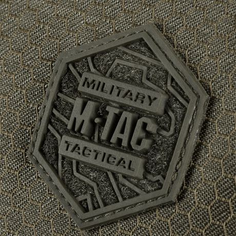 M-Tac Konvert Taske Elite, lähikuva merkistä Cordura Hex 1000D.