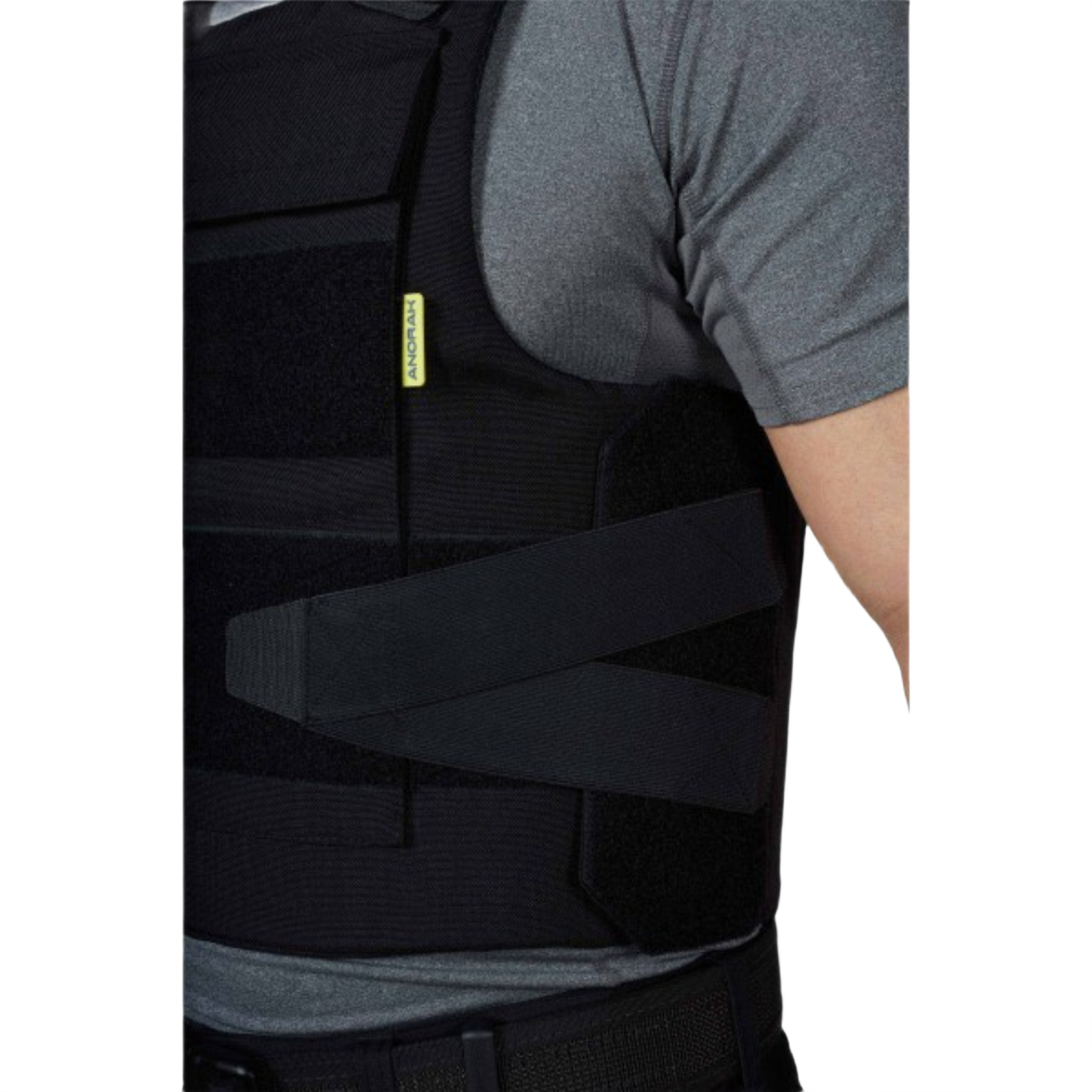 Police vest with ergonomic design, featuring Anorak Duty II Cover made from CORDURA® and Coolmax® materials for comfort and safety.