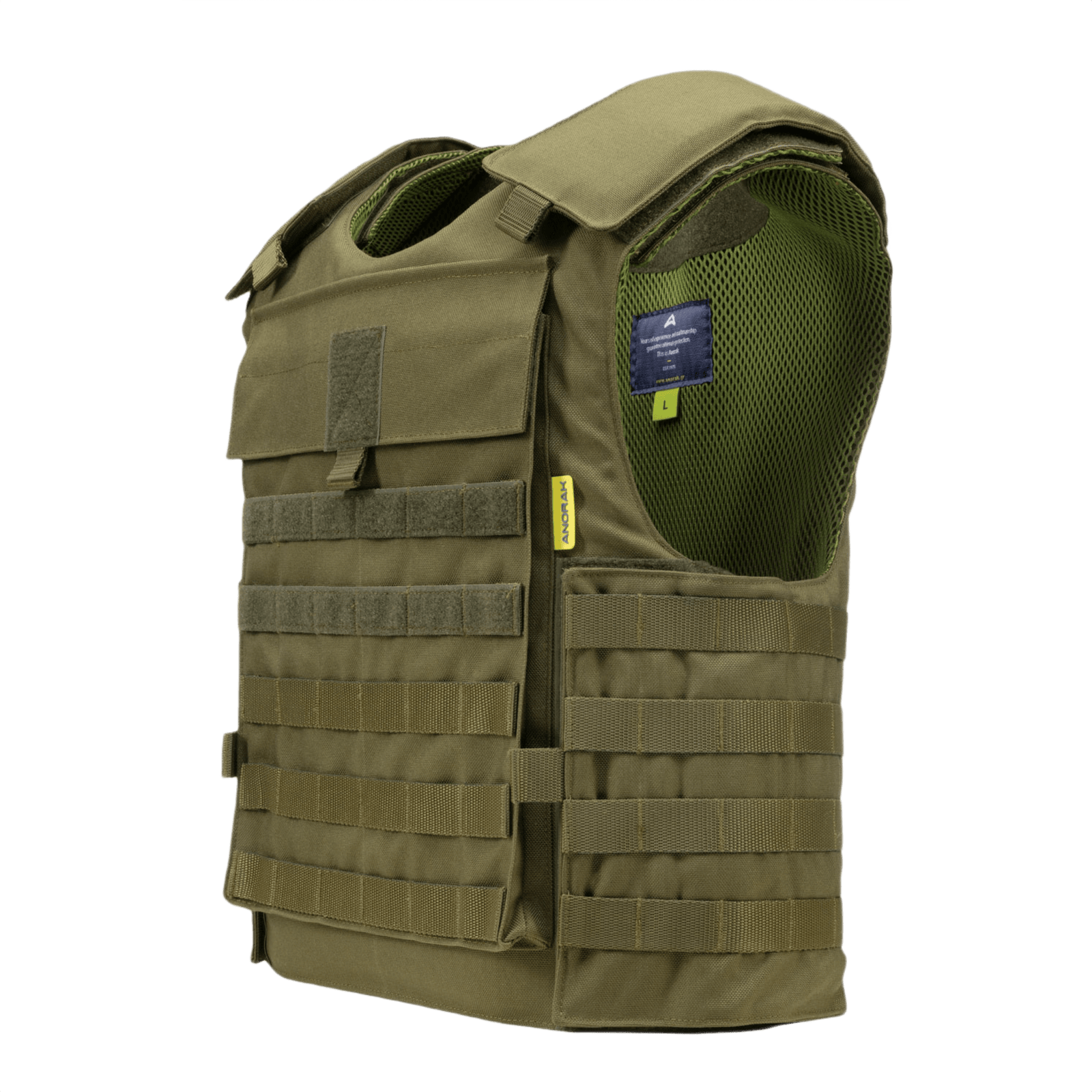 Anorak Titanium® Tactical II – fr.bk. Stik & Skudsikker Vest, Level IIIA-beskyttelse, tilpasningsbar sikkerhedsvest til politi-specielstyrker.