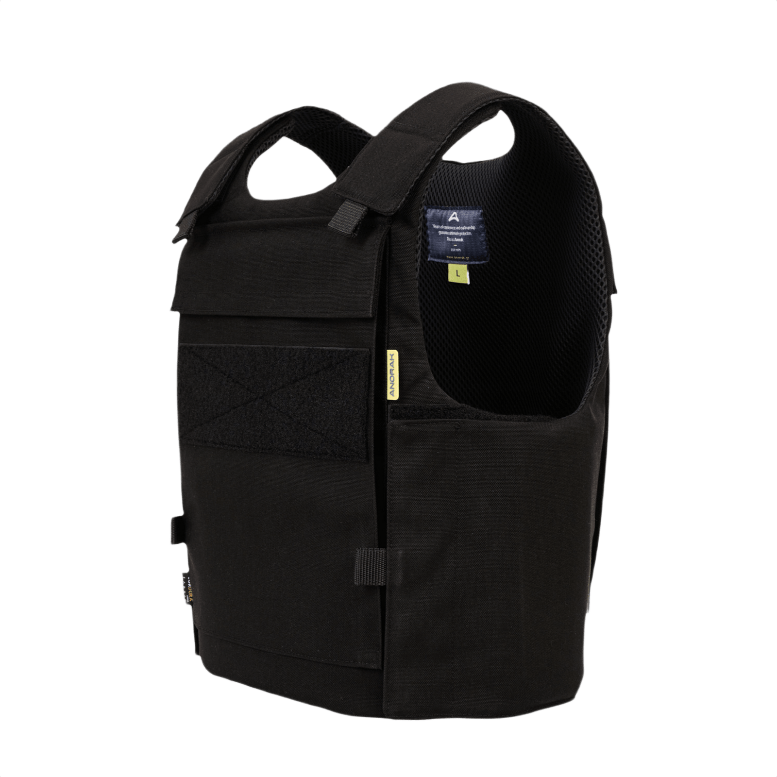 Sort Anorak Duty IV Cover med ergonomisk design i CORDURA® og 3D SPACER Coolmax® fresh, ideelt til politibetjente og bevæbnet personel.