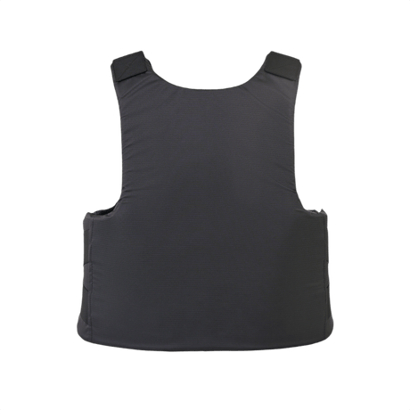 Anorak Rhodium® Concealable II rip-stop-ulkoasu mustana, diskreetti ja näkyvä suojaus, Level IIIA-taso