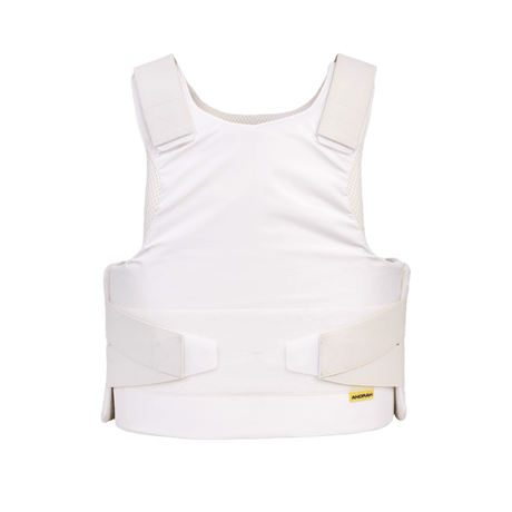 Anorak Rhodium® Concealable II valkoinen, Level IIIA-tason suojaus, näkyvä kestävä rip-stop-ulkokangas