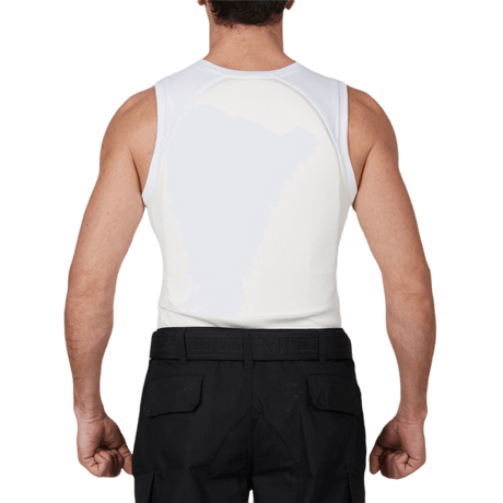 Stiksikker vest Topaz® Undershirt I, kniv- og spidssikker beskyttelse, NIJ 0115.00 STD, bæres under skjorte, optimal skjulbarhed