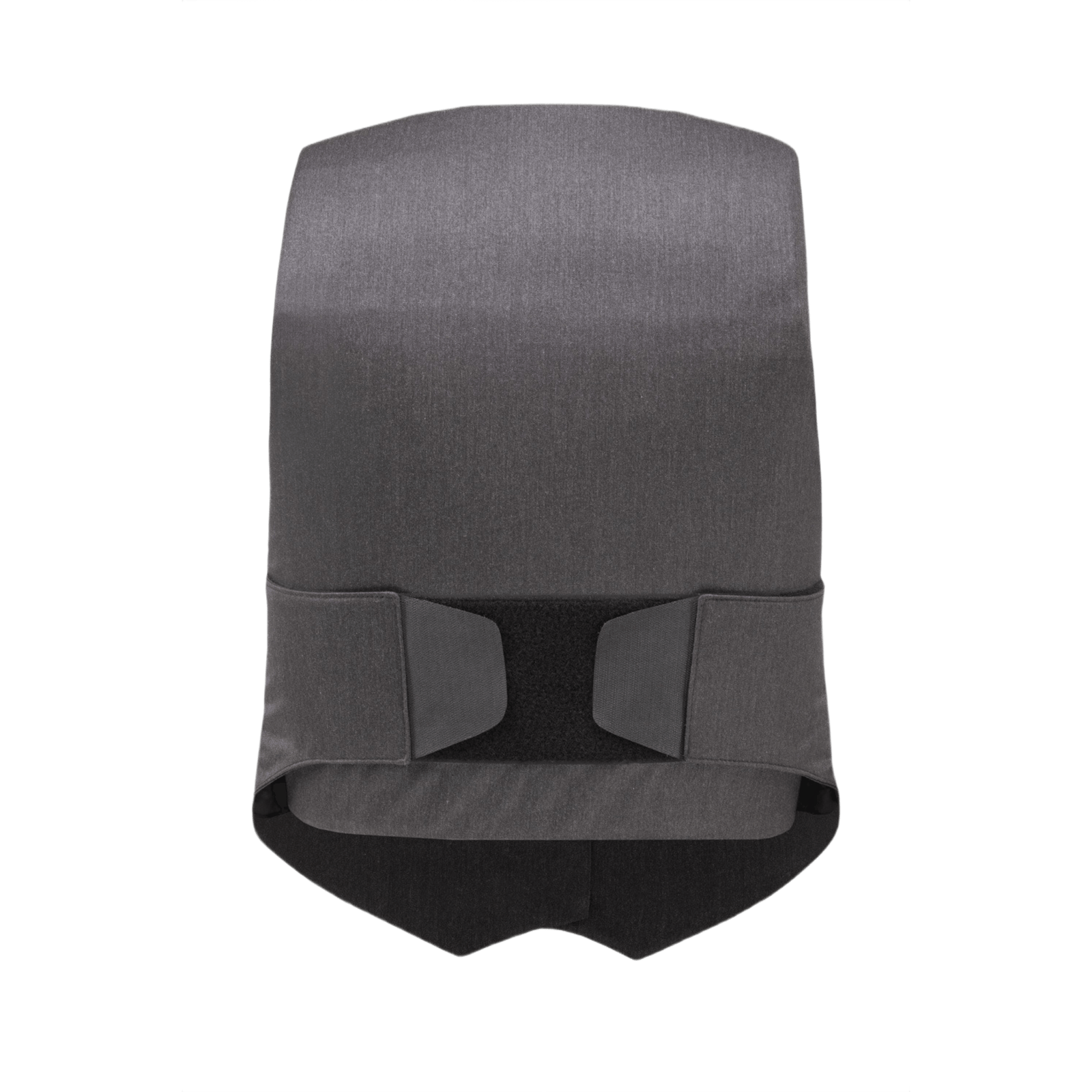 Anorak Rhodium® VIP I Stik & Skudsikker Vest i grå, designet til at give kropsdækning med hook & loop lukninger, set forfra