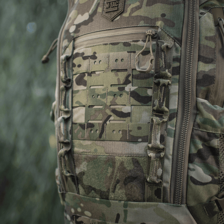 M-Tac Rygsæk Gen. III Elite – Small, multicam Cordura, modulaarinen MOLLE-järjestelmä ja kestävä materiaali, galleria-asento 1.