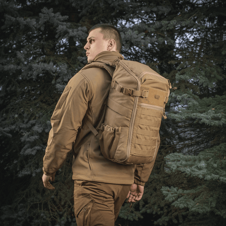 M-Tac reppu Gen. II Elite – Small, vahva multicam-materiaali, täysavattava aukko ja joustavat verkkotaskut, galleria-asento 1.