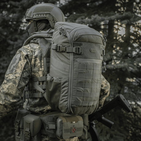 M-Tac Rygsæk Gen. II Elite – Small, modulaarinen MOLLE-järjestelmä, kestävä materiaali ja matkalaukkuavaus, galleria-asento 1.