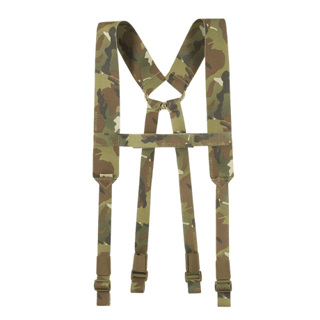 M-Tac Elite -taktisen vyön olkahihnat, maastokuvio, tiheä MIL-SPEC-webbing, säädettävä pituus, galleria, sijainti 1
