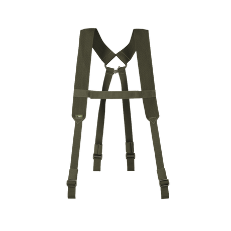M-Tac Elite -taktisen vyön olkahihnat, oliivinvihreä, säädettävät hihnat ja tiheä MIL-SPEC-webbing, galleria, sijainti 1