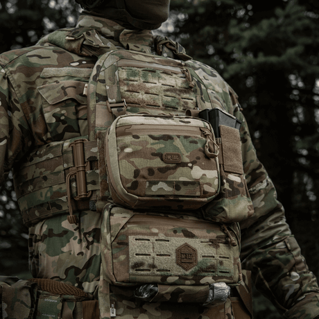 M-Tac organizer pouch Elite, multicam-materiaali, NIJ-sertifiointi, taktiseen EDC- ja ensiapusäilytykseen, galleria, sijainti 1