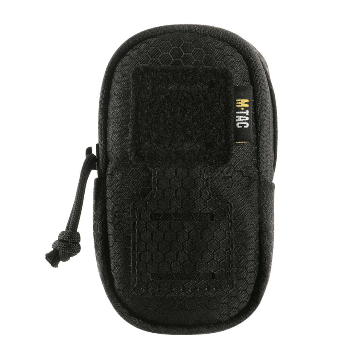 M-Tac PC Utility Taske Elite Hex i sort, fremstillet af Cordura HEX stof med MOLLE-system til nem opbevaring og organisering af genstande.