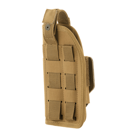 M-Tac Universal Taktisk Hylster Elite Højre, säädettävä Cordura 500D -kotelo, MOLLE-liitännällä pistooleille kuten Glock 17.