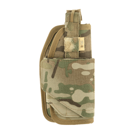 M-Tac Universal Taktisk Hylster Elite Højre, laminoitu Cordura 500D, MOLLE-liitäntä, säädettävä istuvuus useimmille pistooleille.