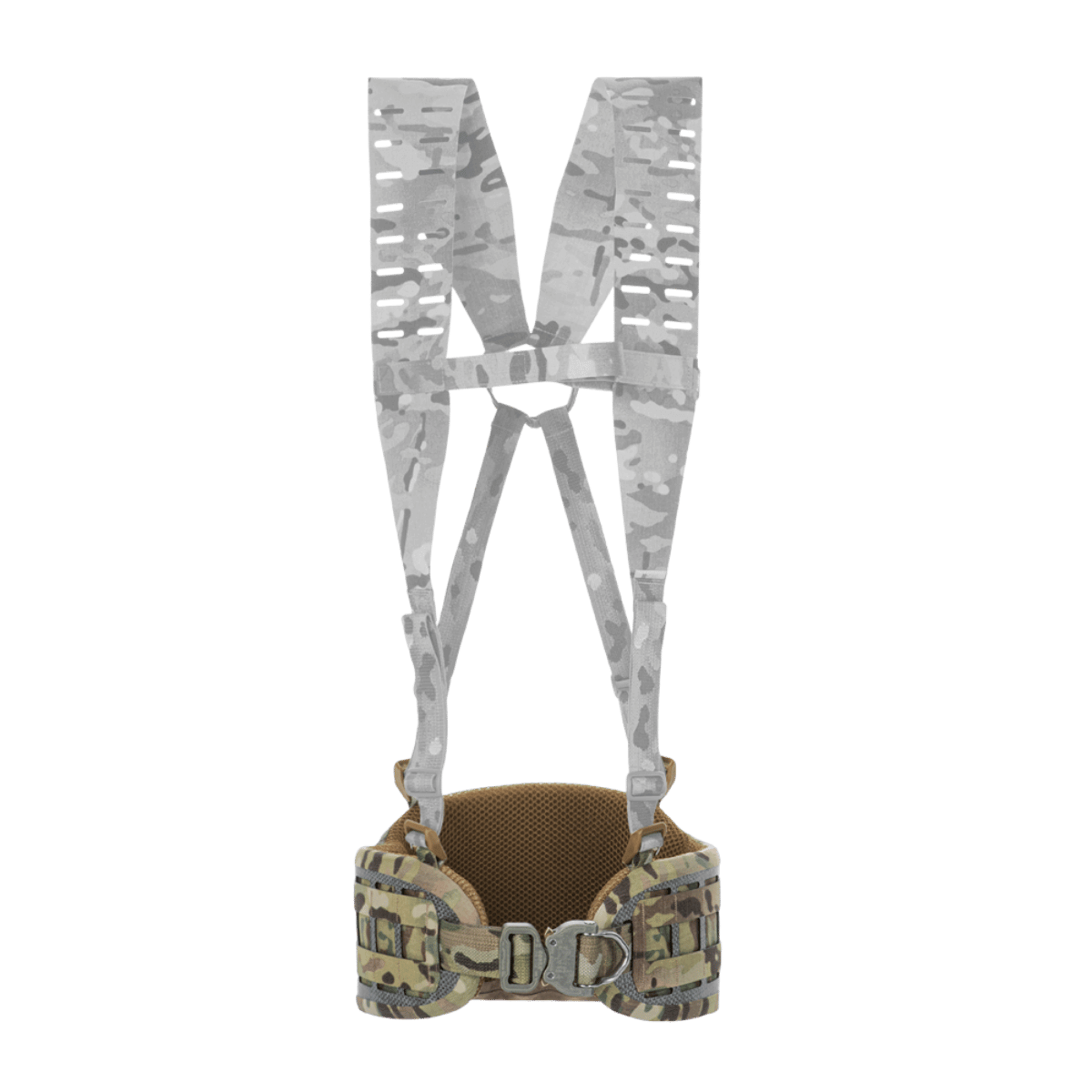 M-Tac Taktisk Krigsbælte Tiger D-Ring Cobra med robust Cordura 500D materiale, ideel til moderne soldats udrustning.