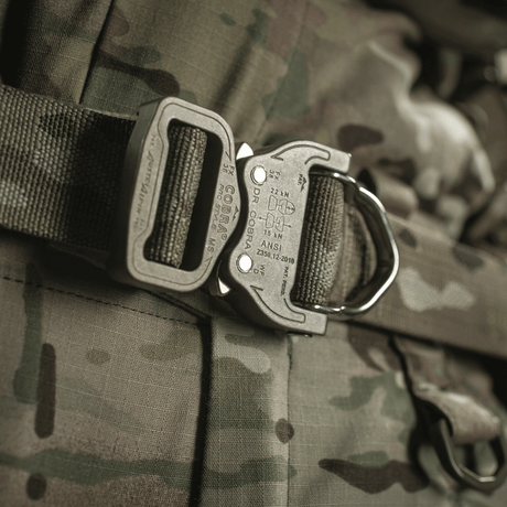 M-Tac taktinen taisteluvyö Tiger D-Ring Cobra kestävästä Cordura® 500D -materiaalista nykyaikaiseen sotilasvarustukseen.