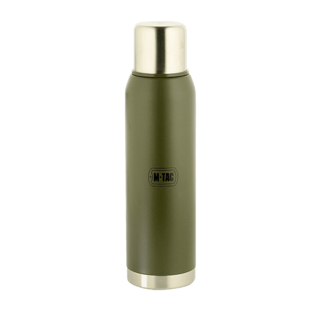 M-Tac Termospullo Type 2 - 1.3L ruostumatonta terästä retkeilyyn, kalastukseen ja piknikille, kaksiseinäisellä tyhjiöeristyksellä 1 2