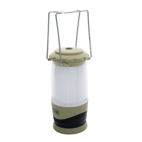 M-Tac Outdoorlampe Mat - Klassinen LED-valaisin modernilla muotoilulla ja maitovalkoisella valonsuodattimella, telttailuun ja ulkoiluun.