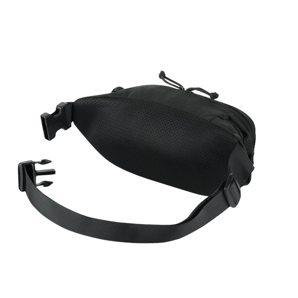 M-Tac Bæltetaske Gen.II fra bagsiden med justerbar rem og hurtigspænde, fremstillet af slidstærk 600D polyester.