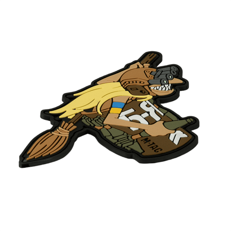 M‑Tac Patch Baba-Yaga Horizontal 3D-efektillä, esittää kersanttia yökameran ja kranaattien kanssa, PVC-materiaali, kunnioittaa ukrainalaista UAV:ta.