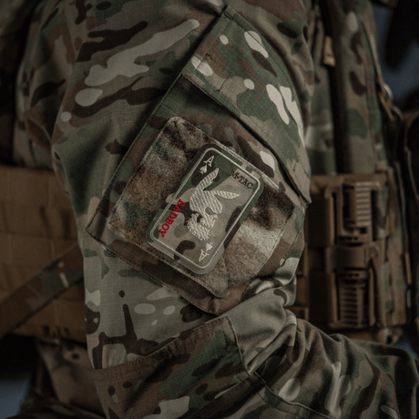 M-Tac Patch Bad Boy (brodeerattu) camotakissa, ace of spades -aihe, jäniksen kallo. Brodeerattu Cordura 500D, Velcro-kiinnitys.