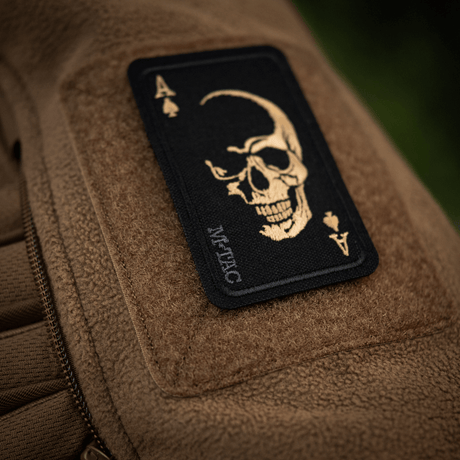 M-Tac Patch Face of War (Broderi) kallo pataässässä, kirjailtu Cordura 500D:hen, kiinnitetään Velcrolla, 8.5 x 5.2 cm.
