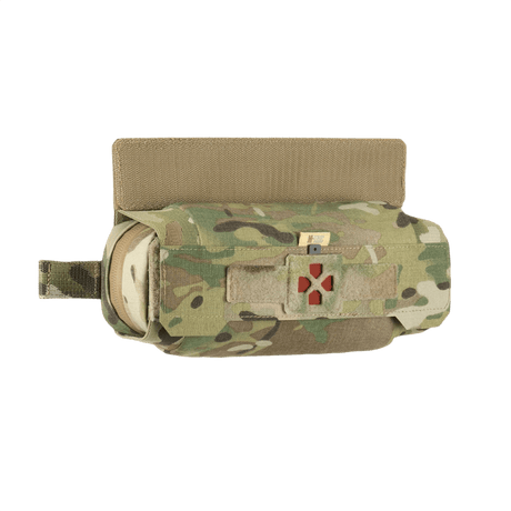 M-Tac Horizontal Medical Pouch ROLL Elite Cordura-materiaalista maastokuvioitu, integroituu plate carrieriin.