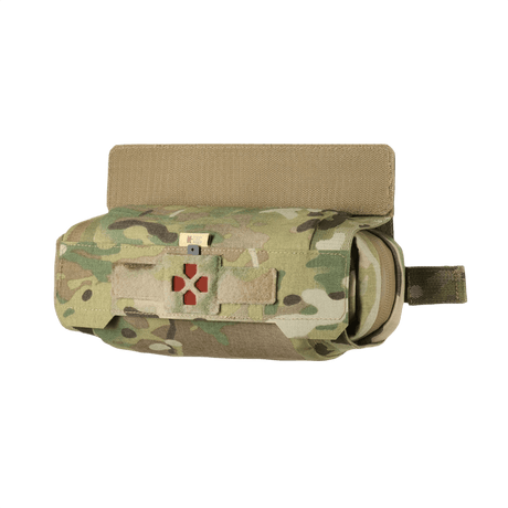M-Tac Horizontal Medical Pouch ROLL Elite Cordura 500D, multi-camouflage, kiinnitettävä lääkintätasku plate carrieriin.
