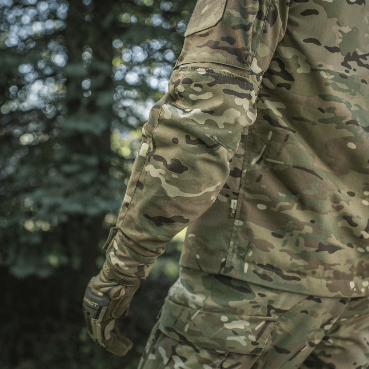 M-Tac Jakke Sturm Gen.II NYCO Extreme, slidstærk og let camouflagejakke, ideel til taktisk brug og udendørs aktiviteter i alle terræner.