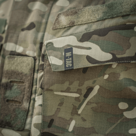 M-Tac Jakke Sturm Gen.II NYCO Extreme, slidstærk Multicam jakke med NIR-teknologi og taktisk design til udendørs brug