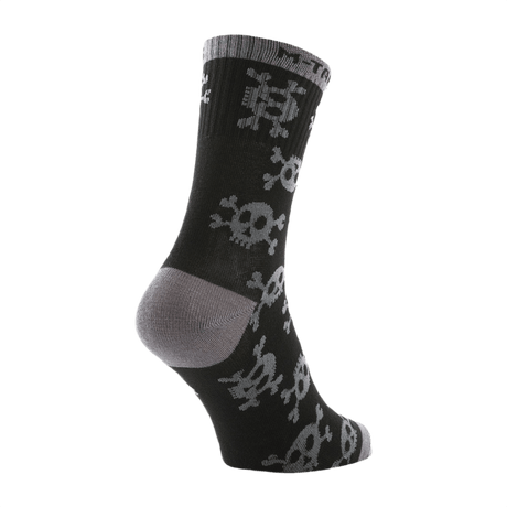 M-Tac Letvægtssokker Mk.3 Pirate Skull med ergonomisk design til trekking og hverdagsbrug, fremstillet i åndbare materialer.