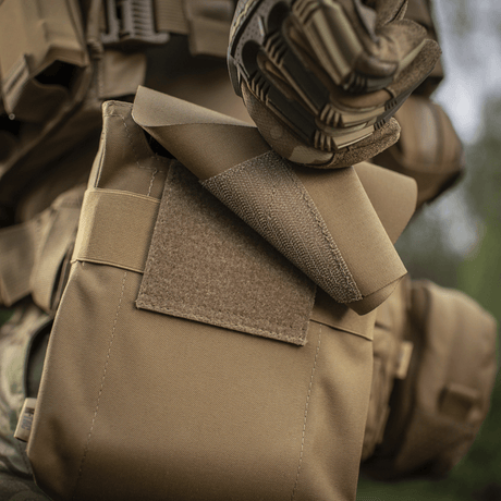M-Tac-tasku M249 Cartridge Box Closed, Cordura 500D, kiinnitys kuminauhalla ja läpällä