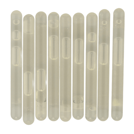 M-Tac Light Sticks 4,5x40 mm (10 kpl) myrkyttömät valotikut pimeisiin tiloihin, jopa 8 tunnin valo, sopivat signaalointiin ja merkintään.