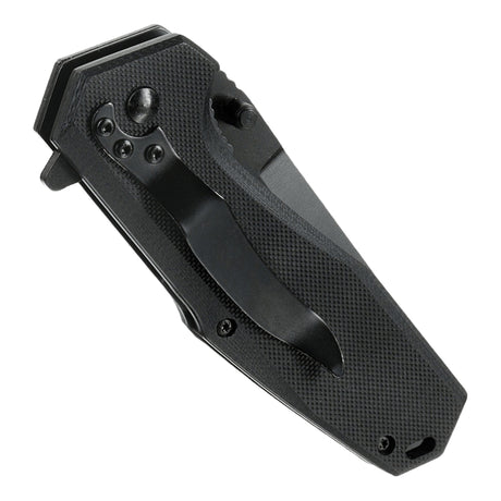 M-Tac Outdoor & Militær taittoveitsi - Type 5, mustana, alumiinikahva ja G10-komposiittikahvapinnat.