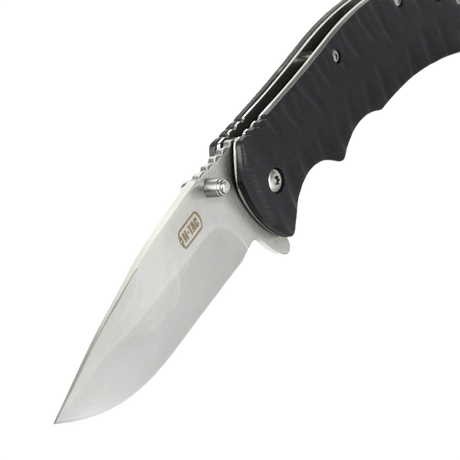 M-Tac Outdoor & Militær taittoveitsi - Type 8, Clip Point -terä ruostumattomasta teräksestä, sopii EDC-varusteeseen ja taktisiin käyttötarkoituksiin.