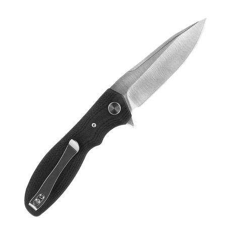 M-Tac Outdoor & Militær taittoveitsi - Type 6, kromattu ruostumaton terä ja musta G10-komposiittikahva, sopii EDC-käyttöön.