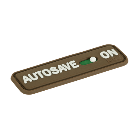 M-Tac Patch Autosave PVC 3D-morale-patch täysvärisenä Velcro-kiinnityksellä vaatteisiin ja taktiseen varustukseen.