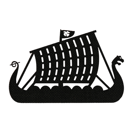 M-Tac Patch Drakkar Laser Cut – viikinkilaiva, Cordura 500D, täydellinen univormuun tai laukkuun, esittää ikonisen Drakkar-aluksen.