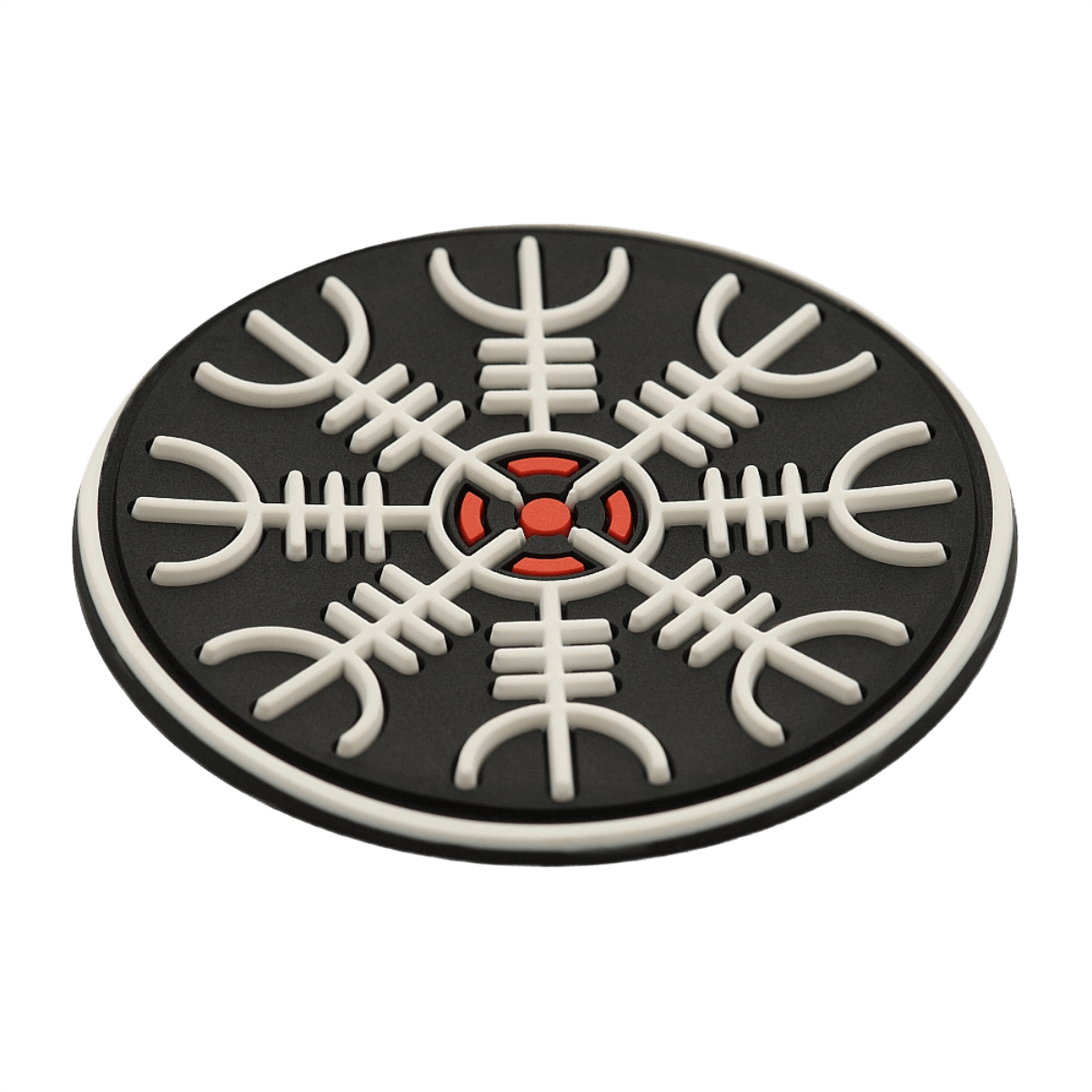 M-Tac Patch Egeshjelm 3D PVC med vikingesymbol, gummi med Velcro