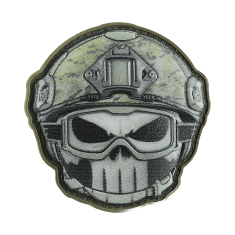 M-Tac Patch Emoji #1 3D-efektillä, PVC-materiaali ja Velcro-kiinnitys, taktinen moraalimerkki, koko 6.5 cm.
