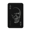 M-Tac Patch Face of War (Broderi) med kraniemotiv broderet på sort Ace of Spades, inspireret af Vietnamkrigen, fastgøres med Velcro.