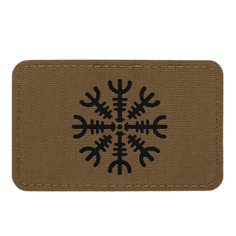 M-Tac Patch Helm of Horror Vaakasuuntainen Laser Cut – ægishjálmur‑kuvio kestävässä Cordura 500D:ssä, sopii univormuun tai taktiseen varustukseen.