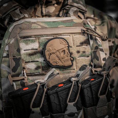 M-Tac Patch Operator 3D PVC Velcro-kiinnityksellä taktisiin varusteisiin, sopii moraalimerkiksi, realistinen muotoilu, koko 6 x 7 cm.