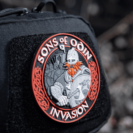 M-Tac Patch Sons of Odin 3D Velcro moraalimerkki repussa 3D-efektillä ja Velcro-kiinnityksellä