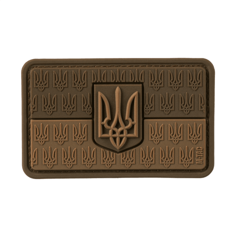 M-Tac Patch Ukraine Flag patriotinen 3d PVC Trident, 8x5 cm, Cordura 500d ja Velcro