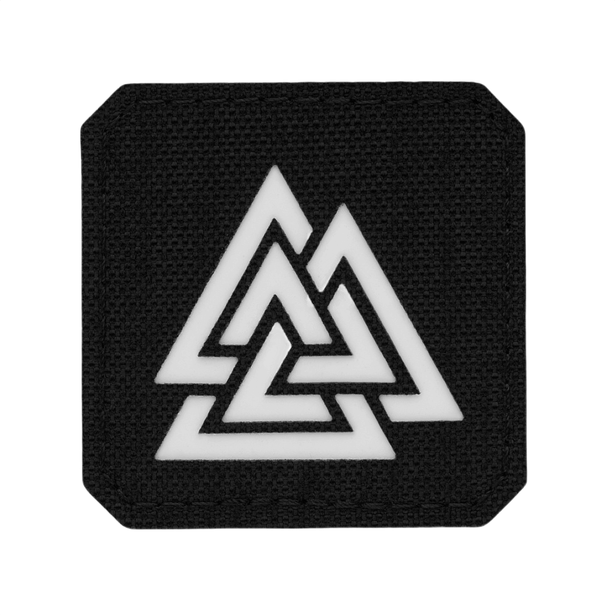 M-Tac Patch Valknut Laser Cut Odin symbol på sort baggrund