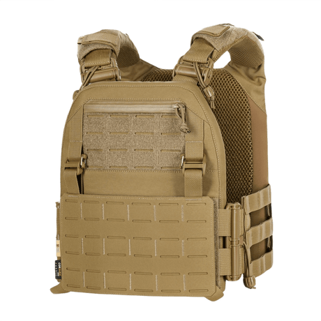 M-Tac Plate Carrier Cuirass FAST Elite Gen.II kestävästä Cordura 500D:stä, pikalukot ja pidennettävät olkahihnat taktiikkaan.