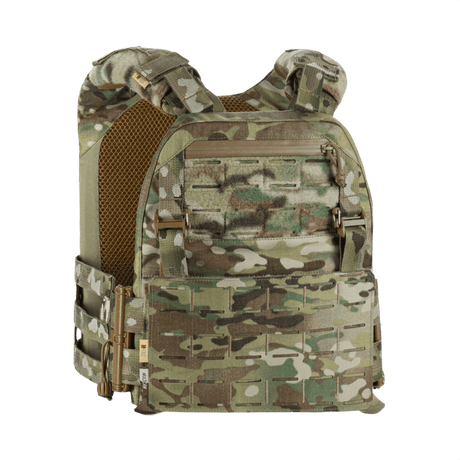 M-Tac Plate Carrier Cuirass Elite Gen.II - taktinen liivi Cordura 500D:stä ESAPI Medium -suojalevyillä ja Duraflex-pikalukoilla.