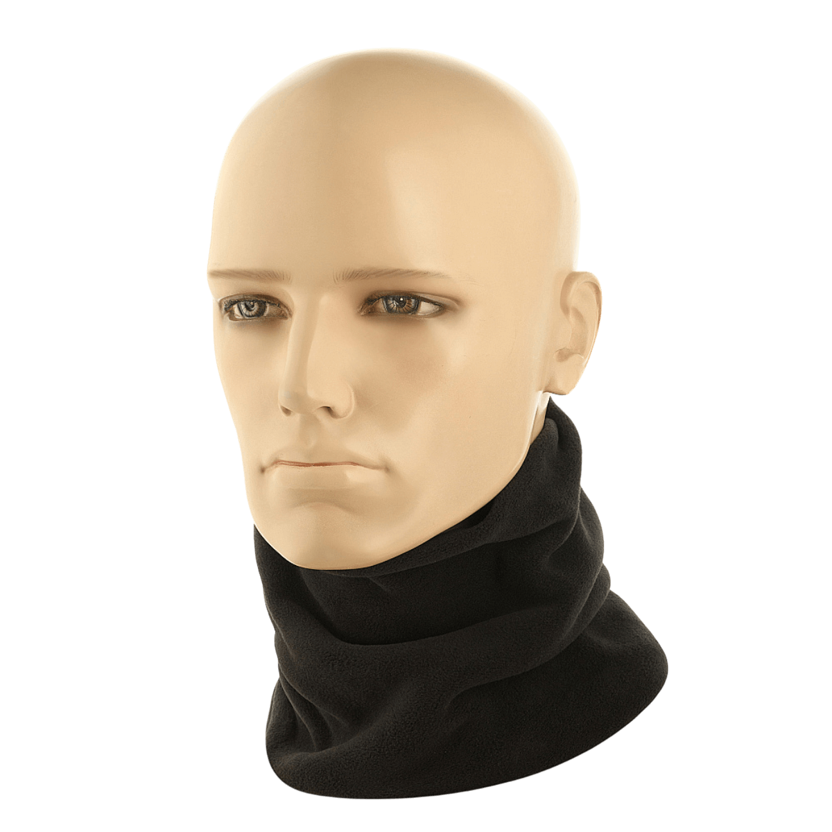 M-Tac Polartec Lang Tubehalstørklæde i sort fleece på mannequin